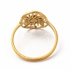 201 Stainless Steel Hollow Out Sun Finger Ring for Women RJEW-K239-09G-2