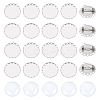 DIY Blank Dome 304 Stainless Steel Brooch Making Kit DIY-UN0056-15-1