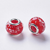 Handmade Luminous Lampwork European Beads LAMP-S193-009B-2