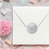 34 Sheets Silver Foil Embossed PET Picture Sticker DIY-WH0528-020-5