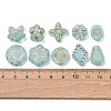 Frosted Transparent Acrylic Beads OACR-Z041-07-4
