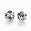 Antique Silver Plated Alloy European Beads CPDL-L019-01AS-2