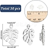 30Pcs 304 Stainless Steel Charms STAS-AR0002-41-2
