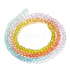 Transparent Painted Glass Beads Strands DGLA-A034-T2mm-A12-5