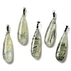 Natural Prehnite Pendants G-Q192-07P-01-1