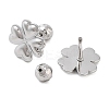 Non-Tarnish 304 Stainless Steel Stud Earrings for Women EJEW-G397-01P-1