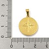 Ion Plating(IP) 304 Stainless Steel Pendants STAS-F307-21G-3