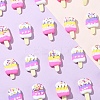 20Pcs 2 Colors Handmade Polymer Clay Cabochons CLAY-YW0002-27-2