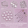 DIY Blank Dome Bracelet Making Kit DIY-NB0009-80-4