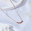 1Pc 304 Stainless Steel Slider Round Beads Pendant Necklaces NJEW-LP0003-10RG-3