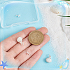 Starfish/Shell Shape 925 Sterling Silver Sea Animal Charms STER-PH0002-31-3