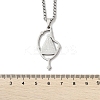 201 Stainless Steel Nossa Senhora Aparecida Virgin Pendant Box Chain Necklaces NJEW-H055-07P-5