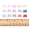 120Pcs 15 Colors Transparent Spray Paint Glass Beads GLAA-FS0002-12B-5