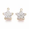 Ion Plating(IP) 201 Stainless Steel Charms STAS-N109-216A-G-1