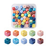 50Pcs 10 Style Handmade Porcelain Bead Strand PORC-FW0001-03-1
