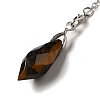 Natural Tiger Eye Dowsing Pendulum Big Pendants G-H286-03P-09-3