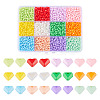 180G 12 Colors Baking Paint Glass Seed Beads SEED-TA0001-55-1