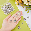 60Pcs 3 Styles Tibetan Style Alloy Pendants TIBEP-SC0002-27-3