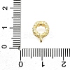 Brass with Cubic Zirconia Tube Bails KK-Q048-01G-3