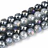 Anti-Tarnish Electroplate Glass Beads Strands GLAA-N064-10mm-01-1