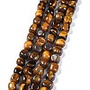Natural Tiger Eye Beads Strands G-C038-02K-1