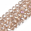 Electroplate Glass Beads Strands LS-EGLA-A034-T3mm-B24-4