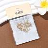 SHEGRACE Brass Micro Pave Clear Cubic Zirconia Pendants XGRQ29227-394G-T-6