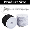 4Rolls 2 Colors Elastic Cords EC-PA0001-02B-2