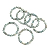 Natural Amazonite Beads Stretch Bracelets for Men Women BJEW-K286-01-4