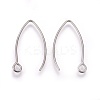 304 Stainless Steel Earring Hooks STAS-O119-03P-2