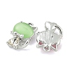 UV Plating Alloy Rhinestone Pendants FIND-M033-17P-2