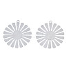 Non-Tarnish 201 Stainless Steel Filigree Pendants STAS-S118-047-1