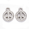Tibetan Style Alloy Pendants TIBEP-S319-079AS-NR-1