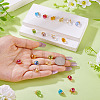 20Pcs Glass Pendants PALLOY-TA00240-6