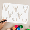 Large Plastic Reusable Drawing Painting Stencils Templates DIY-WH0202-522-3