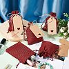 10Pcs Burlap Packing Pouches Drawstring Bags ABAG-NB0001-40A-2