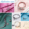 40Pcs 2 Colors Ion Plating(IP) 304 Stainless Steel Tube Bails STAS-UN0055-88-6