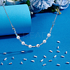 40pcs 925 Sterling Silver Tube Beads STER-PH0002-63-5