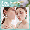 20Pcs 2 Colors Brass Stud Earring Findings KK-BBC0027-59-5