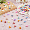 120Pcs 15 Colors Food Grade Eco-Friendly Silicone Beads SIL-FH0001-14-6