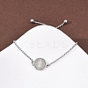 304 Stainless Steel Box Chain Slider Bracelets BJEW-B163-01P-3