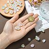 32Pcs 8 Styles UV Plating Opaque Acrylic Beads OACR-CJ0002-77-4