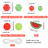 7 Style Food Grade Eco-Friendly Silicone Beads SIL-CA0001-29-2