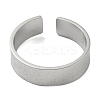 Non-Tarnish 304 Stainless Steel Open Eye Cuff Rings RJEW-G306-02P-3