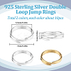 20Pcs 2 Colors 925 Sterling Silver Split Jump Rings STER-SC0001-41A-2