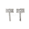 Brass Micro Pave Cubic Zirconia Peg Bails KK-U056-54P-2