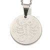 Non-Tarnish Constellation Pendant Necklaces LS-NJEW-S422-04P-08-1