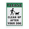 UV Protected & Waterproof Aluminum Warning Signs AJEW-GL0001-05C-06-1