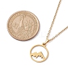 201 Stainless Steel Pendnat Necklaces NJEW-JN04764-05-3