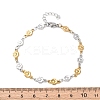 304 Stainless Steel Chain Bracelets BJEW-P376-04A-5